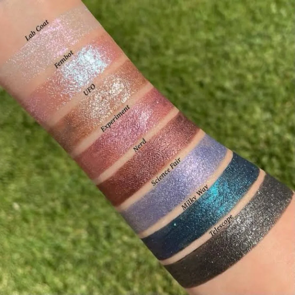 R.E.M. Beauty Midnight Shadows Liquid Eyeshadow Milky Way Metallic Blue Teal NEW